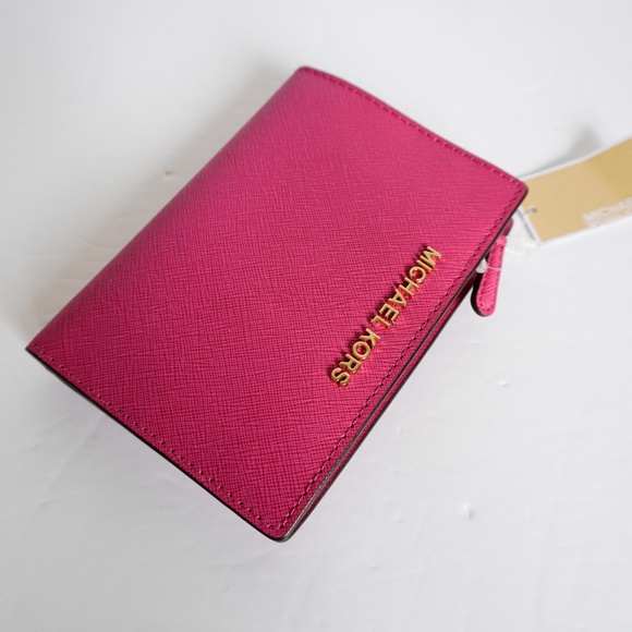 Michael Kors Bags Michael Kors Card Case Carryall Wallet Hot Pink